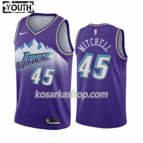 Dres Utah Jazz Donovan Mitchell 45 Nike 2019-20 Hardwood Classics Swingman - Dječji